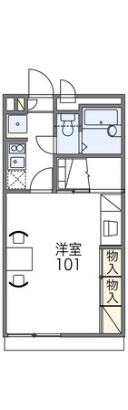 レオパレストルテンツァの物件間取画像